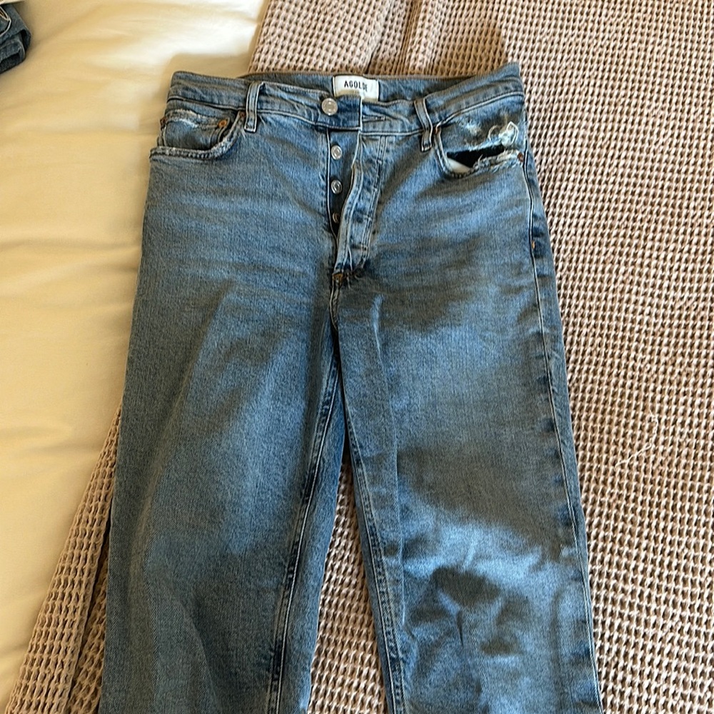 Agolde straight leg jeans!